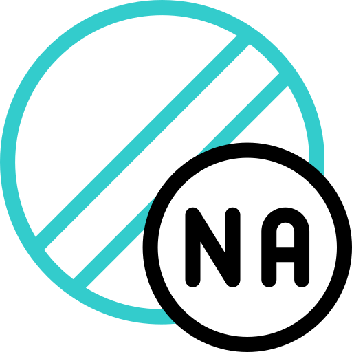 Sodium free icon Sodium free icon