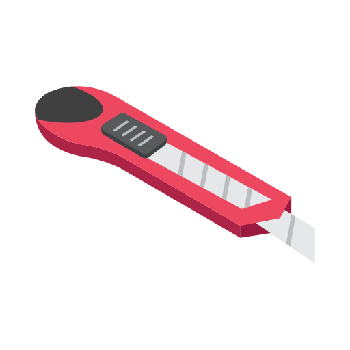 Paper cutter free icon