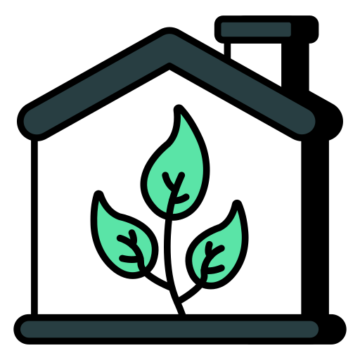 hogar ecológico icono gratis