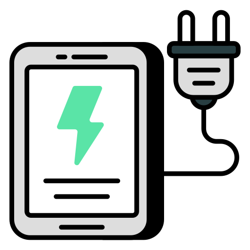 Mobile charging - Free electronics icons