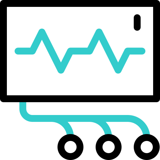 monitor de electrocardiograma icono gratis