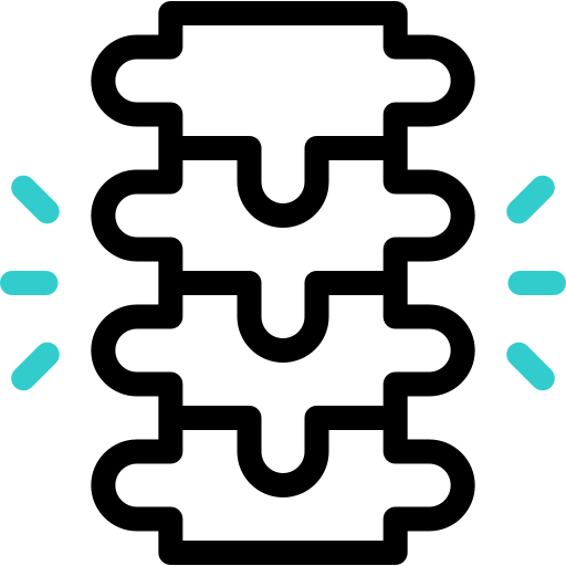 columna vertebral icono gratis