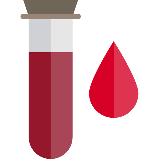 Blood test srip Flat icon