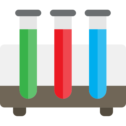 Sample tube srip Flat icon