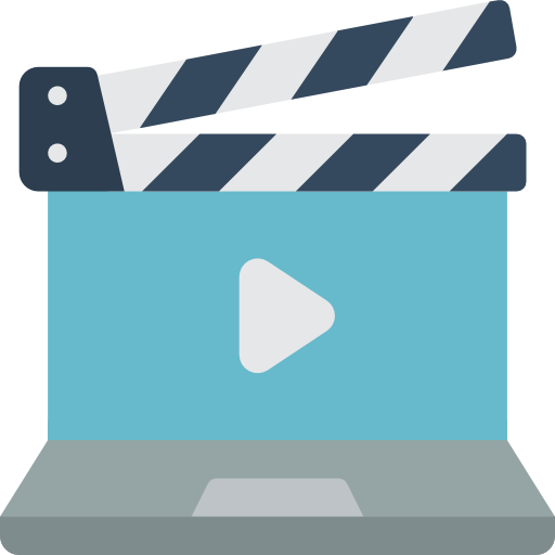 reproductor de video icono gratis