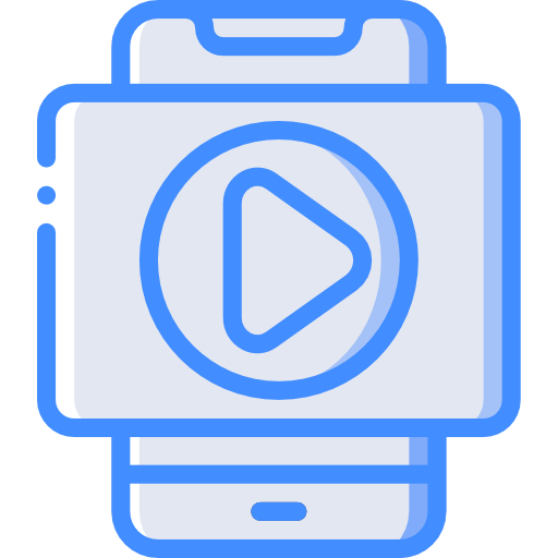 reproductor de video icono gratis