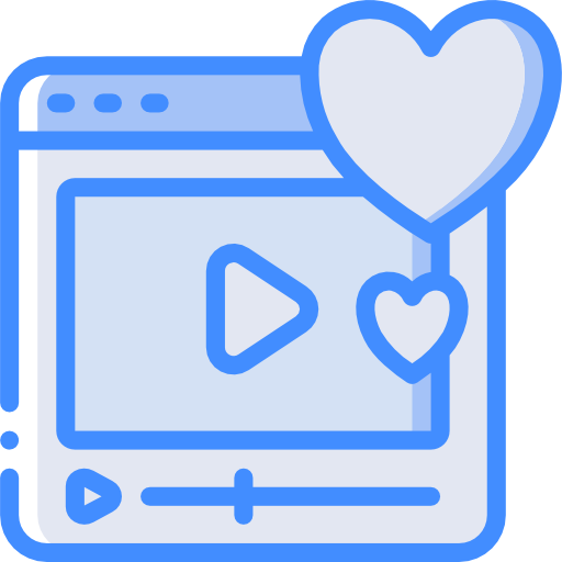 reproductor de video icono gratis