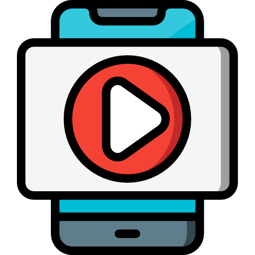 reproductor de video icono gratis