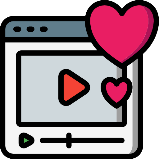 reproductor de video icono gratis