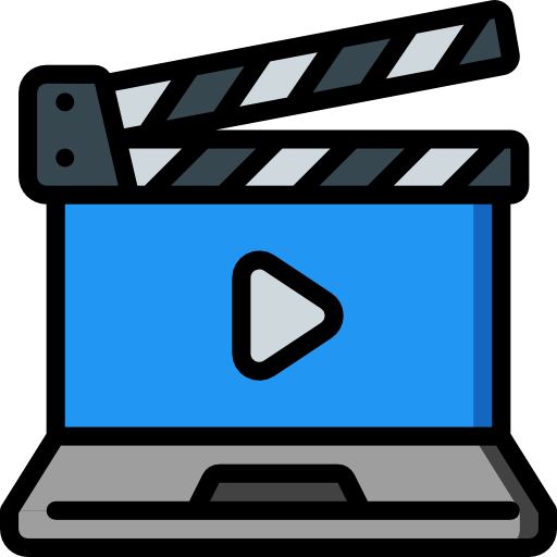 reproductor de video icono gratis