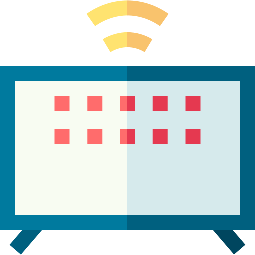 televisión inteligente icono gratis