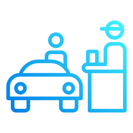 auto-servicio icono gratis