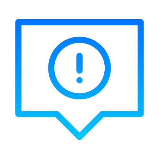 Warning free icon Warning free icon