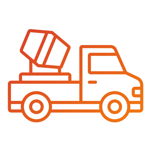 Concrete mixer free icon