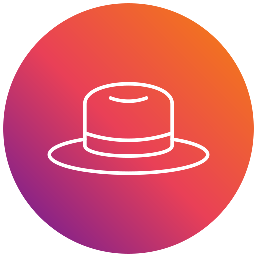 sombrero de fieltro icono gratis