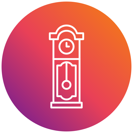 reloj de pie icono gratis