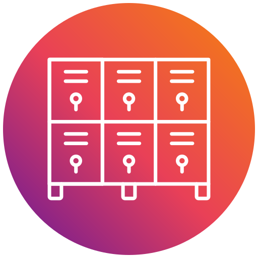 casilleros icono gratis