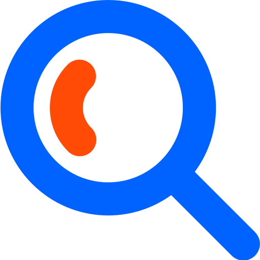 Magnifying glass free icon