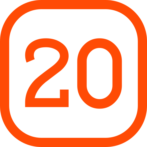 nummer 20 kostenlos Icon nummer 20 kostenlos Icon