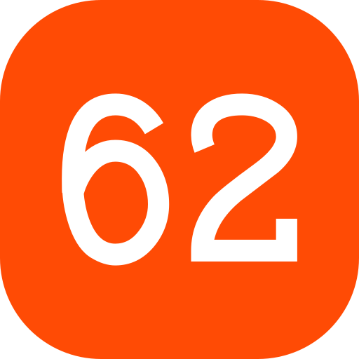 62 Icône gratuit 62 Icône gratuit