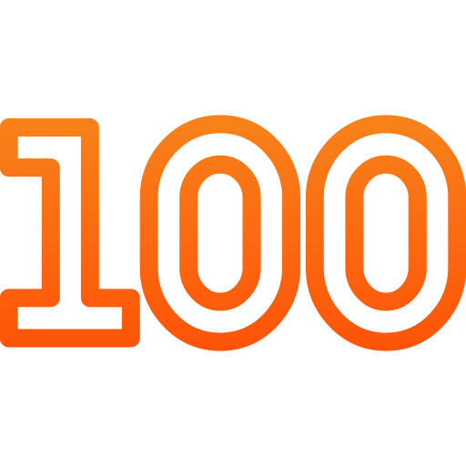 100 Icône gratuit 100 Icône gratuit