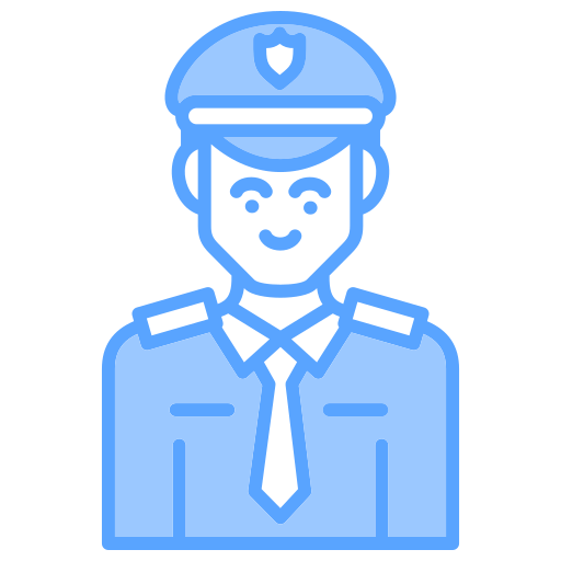 policía icono gratis