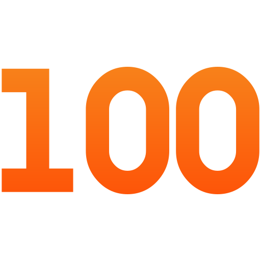 100 Icône gratuit 100 Icône gratuit