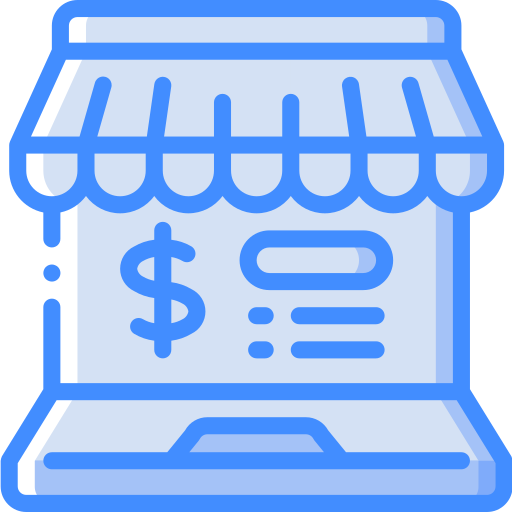 tienda online icono gratis