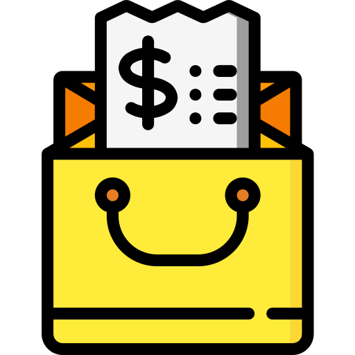 bolsa de compras grátis ícone