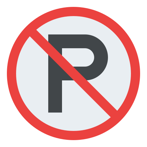 No parking - Free signaling icons