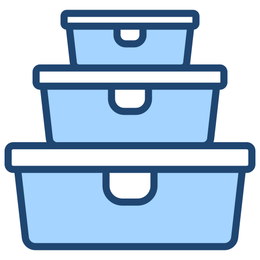 Icono de contenedor de comida caliente contorno icono de vector de  contenedor de comida caliente para diseño web aislado en color de fondo  blanco plano