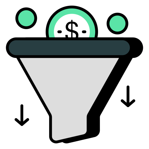 funil grátis ícone