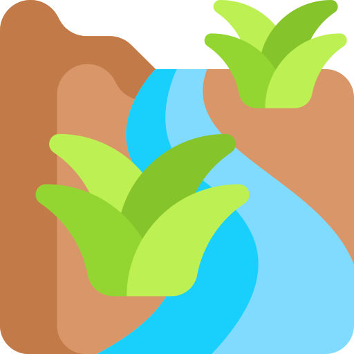 Creek free icon Creek free icon