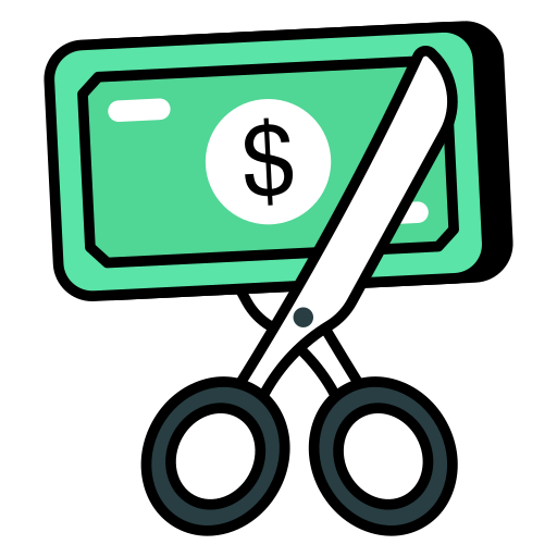 Cut money - Free ecology and environment icons