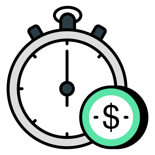le temps, c'est de l'argent Icône gratuit le temps, c'est de l'argent Icône gratuit