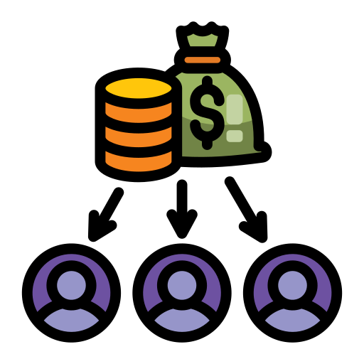 dividendes Icône gratuit dividendes Icône gratuit