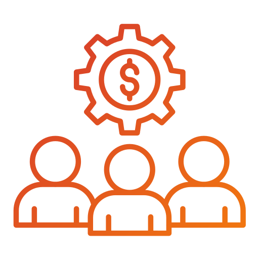 equipo de negocios icono gratis