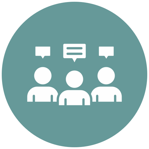 Internal meeting - Free communications icons