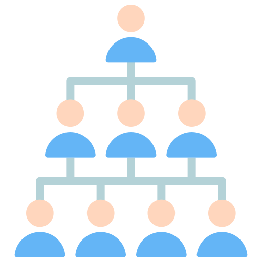 estructura de organización icono gratis