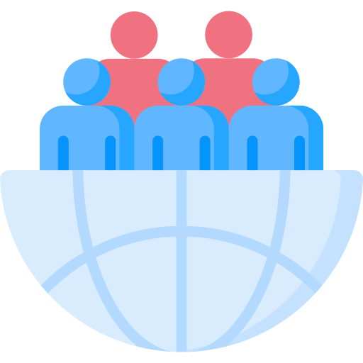 población icono gratis