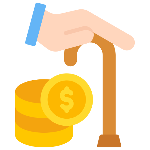 pension Icône gratuit pension Icône gratuit