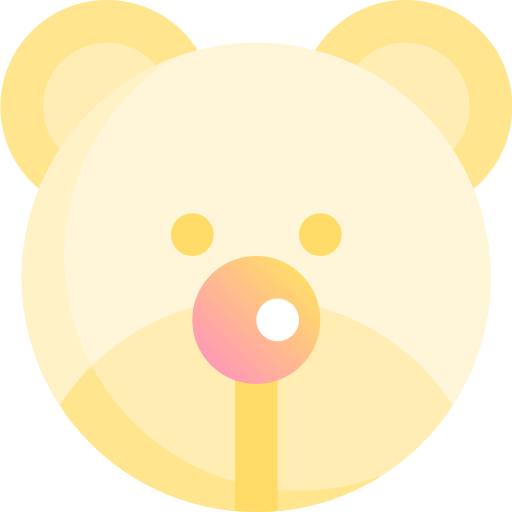 oso de peluche icono gratis