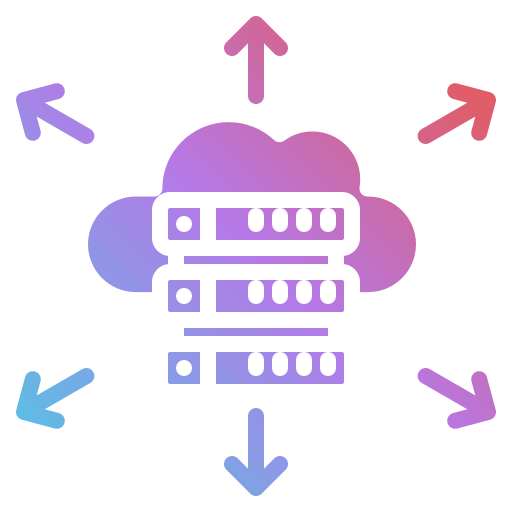 computación en la nube icono gratis