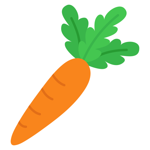 Carrot Generic color fill icon