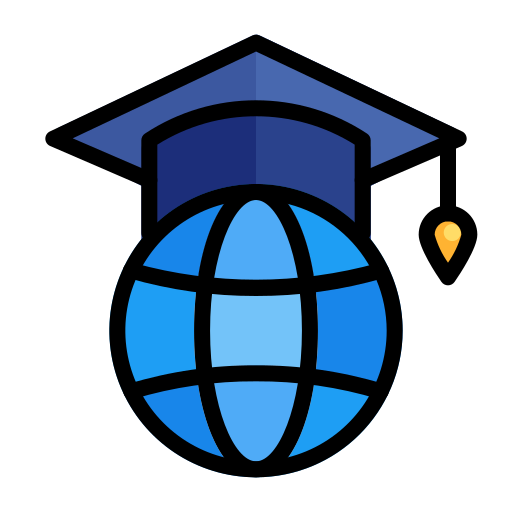 educación mundial icono gratis