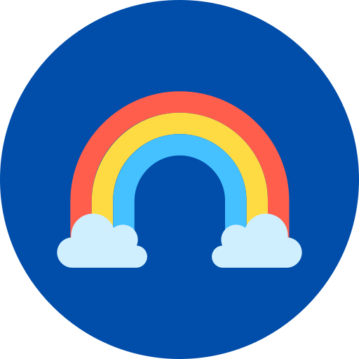 Радуга бесплатно иконка