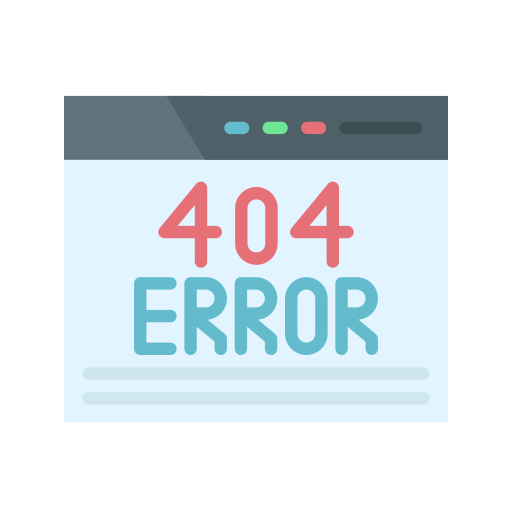 error 404 icono gratis