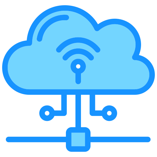 Cloud server free icon