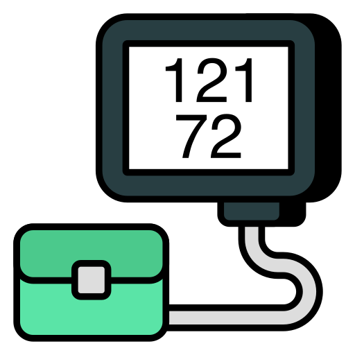 medidor de presión arterial icono gratis