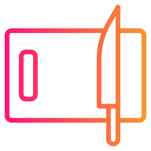 tabla de cortar icono gratis